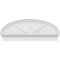 Ekena Millwork Elliptical 3 Spoke Architectural Grade PVC Combination Pediment, 46"W x 18-3/8"H x 2-3/4"P PEDPC046X185ELL03 - alternate 6